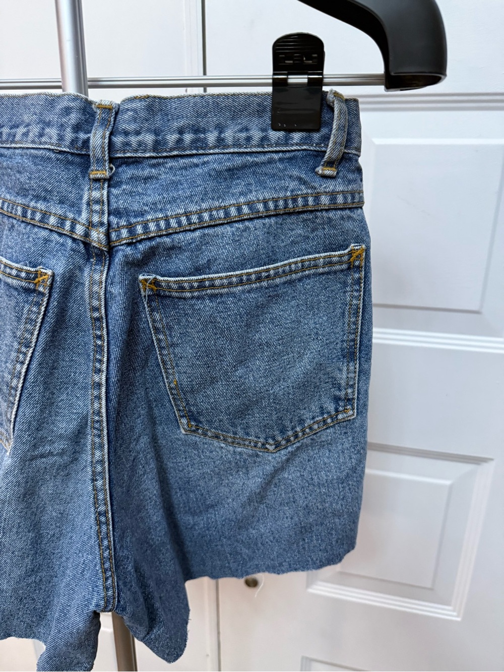 Billabong Mid-Blue High-Rise Denim Shorts - Picture 6 of 8
